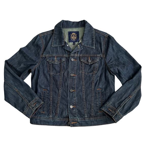 Talbots Womens Jean Jacket Petite Medium - Picture 1 of 6